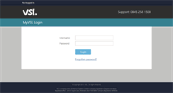 Desktop Screenshot of portal.vsl-net.com